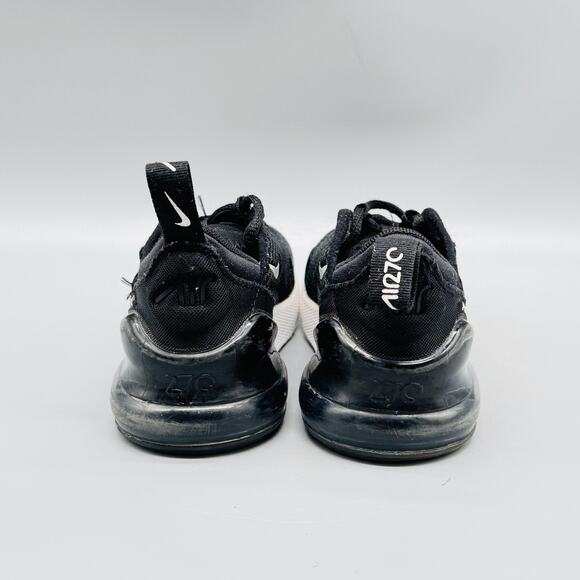 Nike Shoes Kids Boys 11c Black White Air Max 270 Mesh Running Athletic Sneakers - Picture 7 of 12